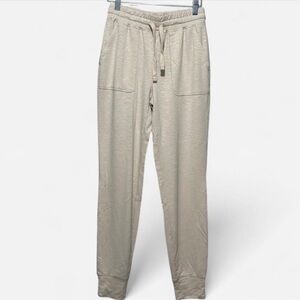Men's Cream Jogger Pants